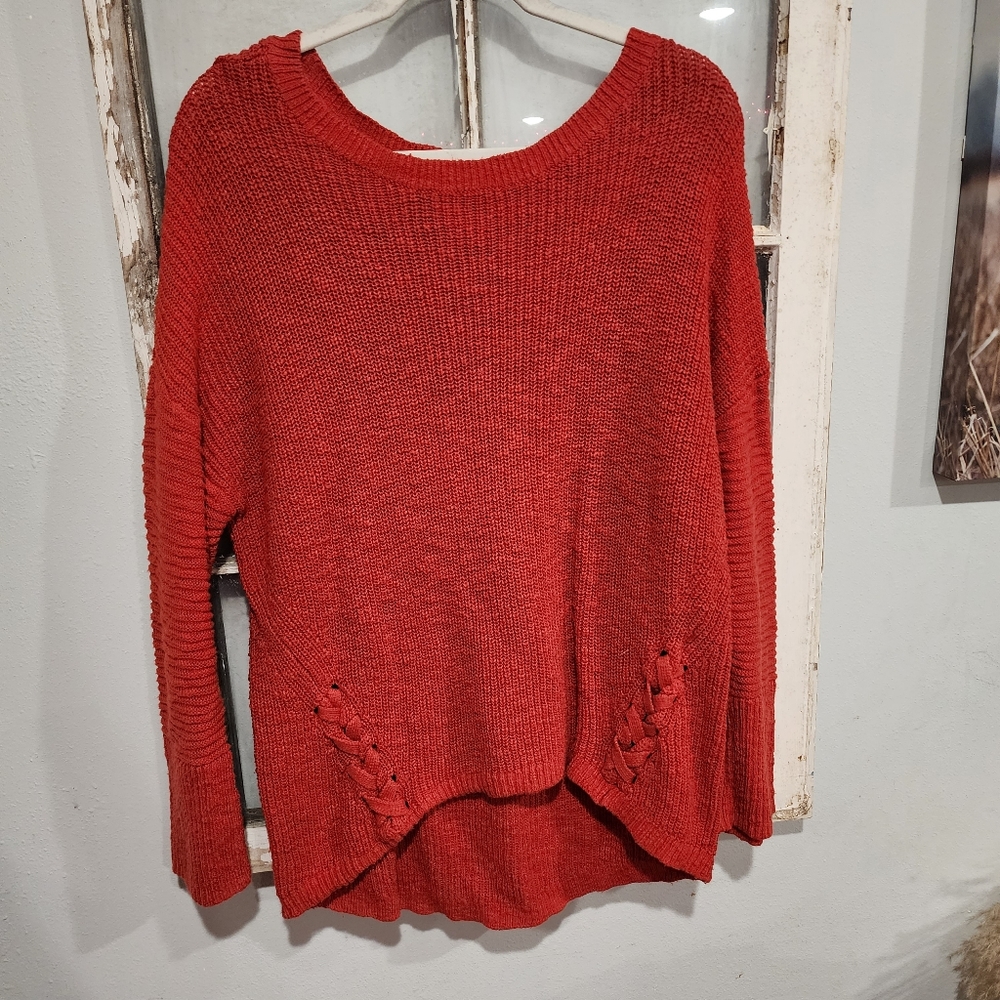 Orange sweater